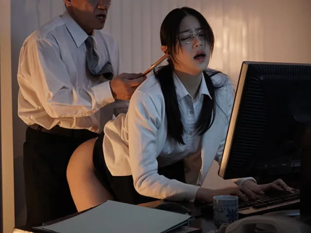 Lonely Office Worker Craves Passion from Her Boss